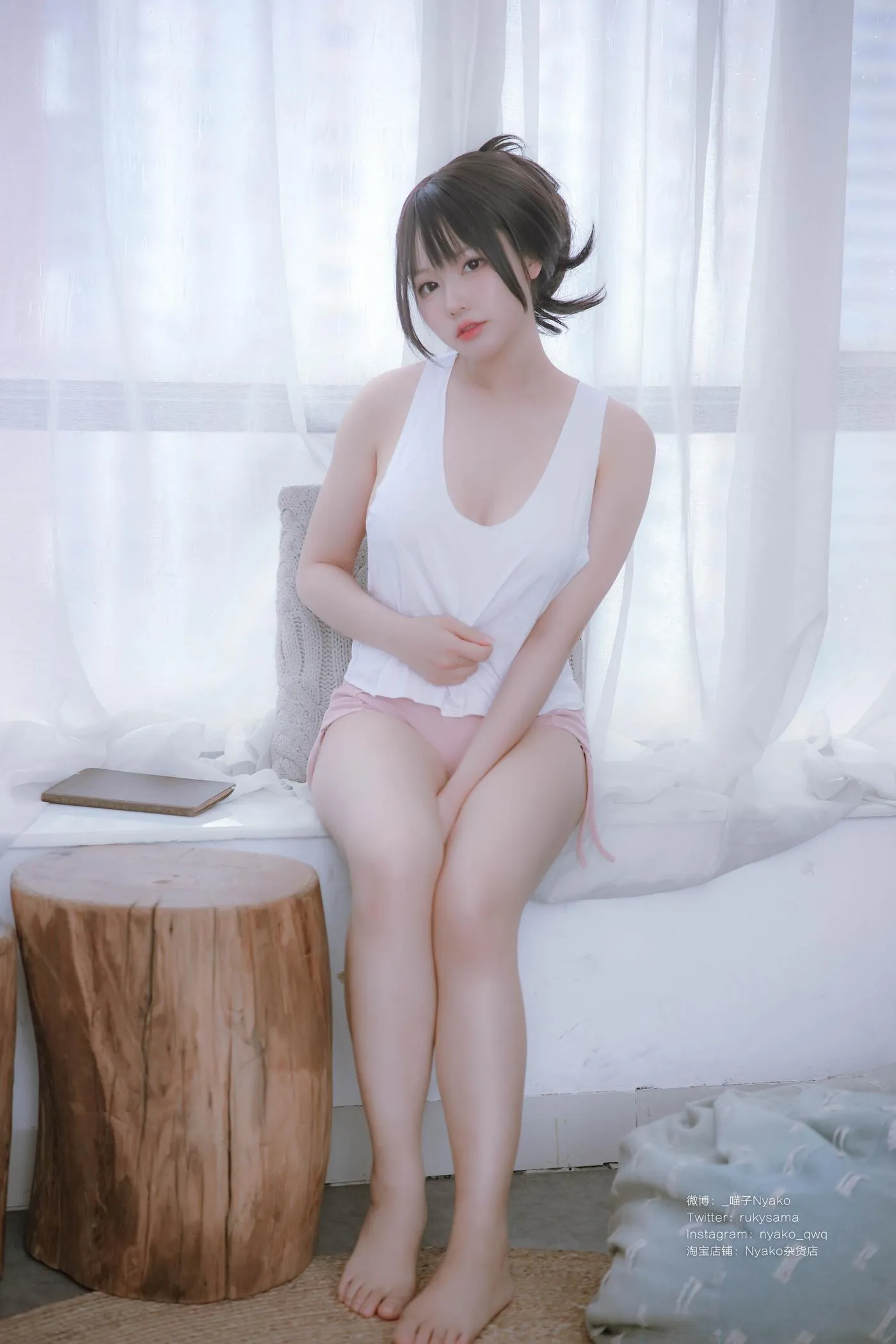 Nyako喵子 – NO.52 隣姉 背心 [78P]插图8